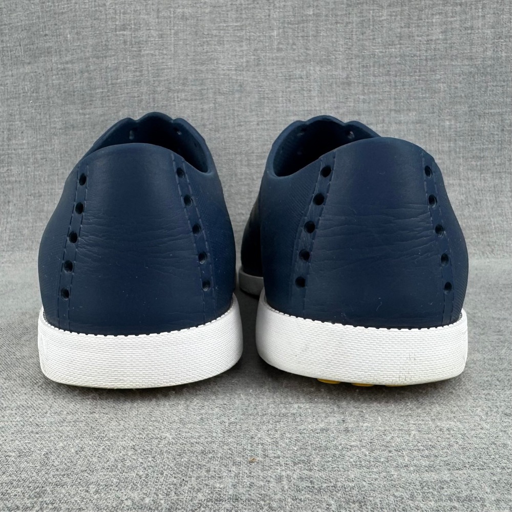 BiiON Oxford Wingtip Golf Shoes Men's Size 10 Navy Blue Spikeless Slip On - Picture 5 of 9